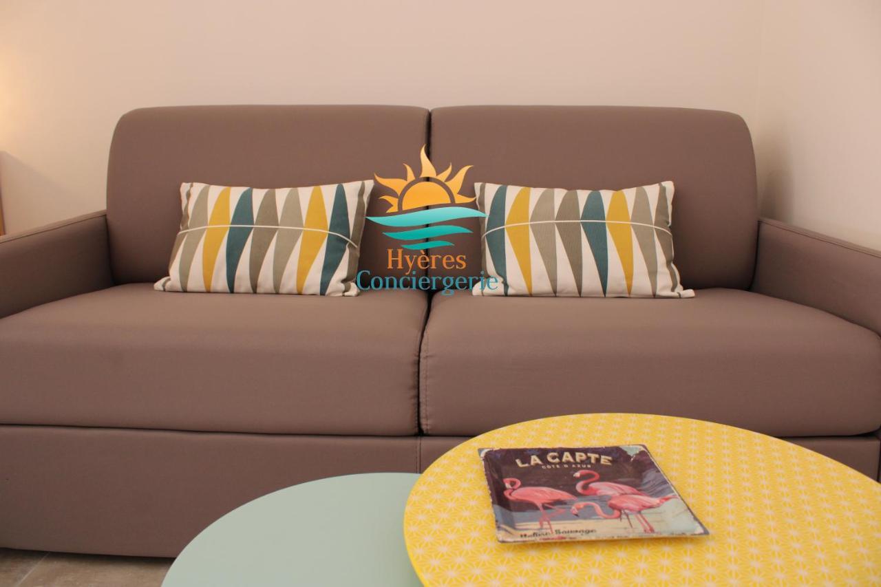 Apartament Hyeres-Plage -T2 Neuf Rdj Clim Wifi - La Capte By Hc Zewnętrze zdjęcie