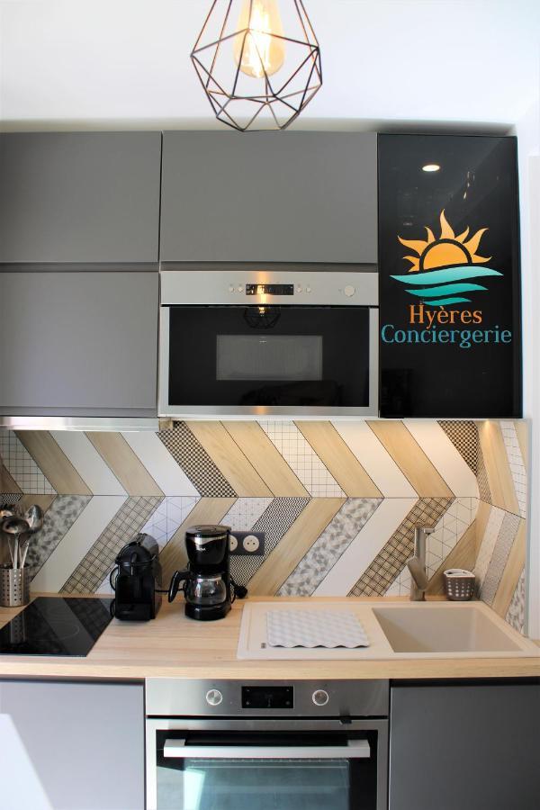Apartament Hyeres-Plage -T2 Neuf Rdj Clim Wifi - La Capte By Hc Zewnętrze zdjęcie