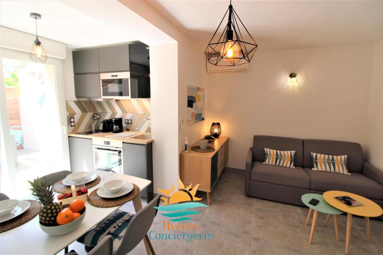 Apartament Hyeres-Plage -T2 Neuf Rdj Clim Wifi - La Capte By Hc Zewnętrze zdjęcie