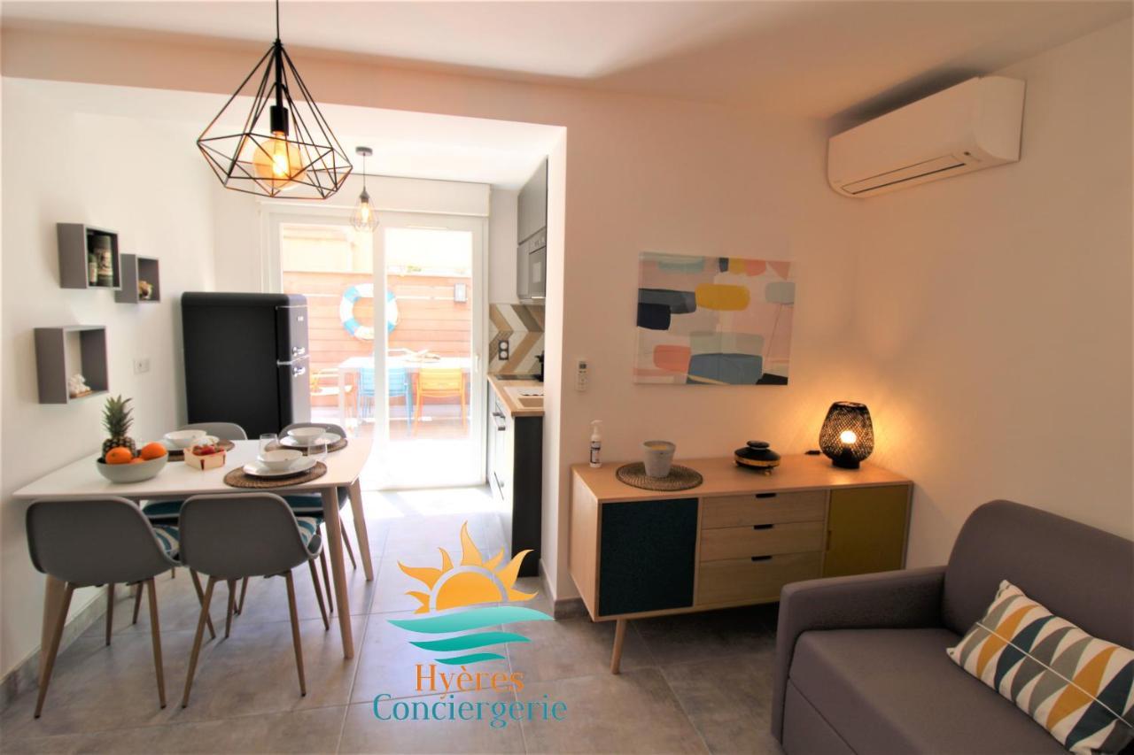 Apartament Hyeres-Plage -T2 Neuf Rdj Clim Wifi - La Capte By Hc Zewnętrze zdjęcie